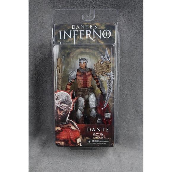 Dante's Inferno Dan Action Figure NECA Player Select Dante Multicolor Boxed
